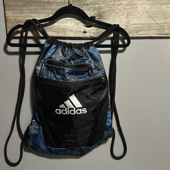 ADIDAS blue camo bag knapsack bike bag - Picture 12 of 13